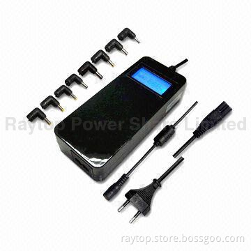 90W Universal Notebook Charger, Automatic with LCD Screen